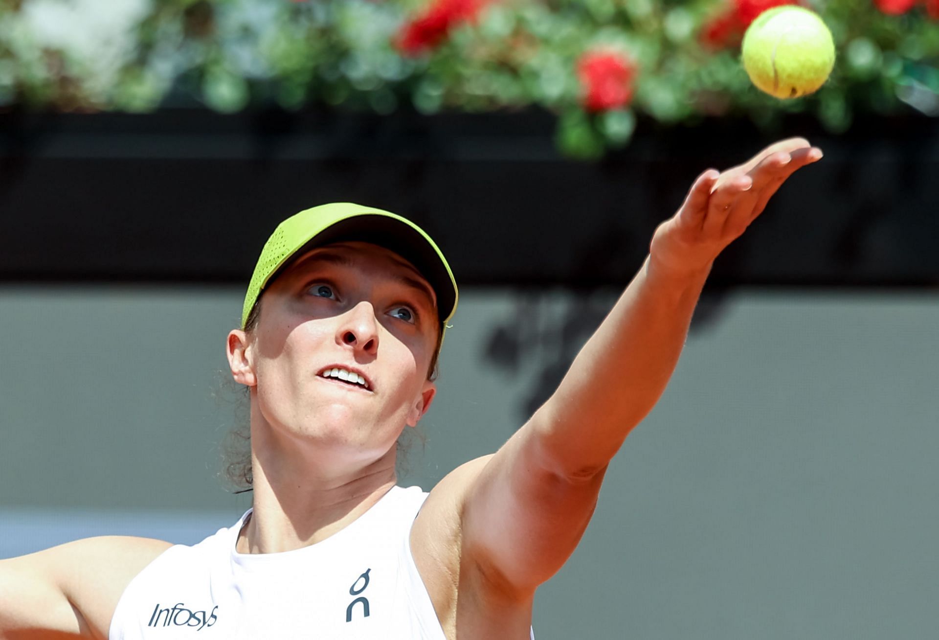 Iga Swiatek photographed at the Italian Open 2025 - Source: Getty